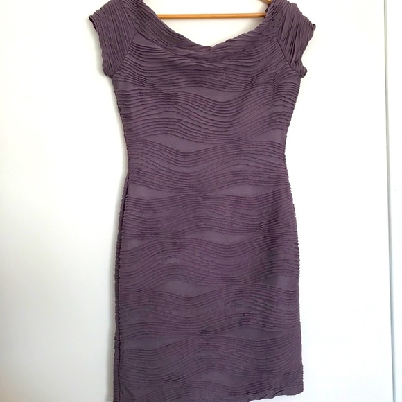Dynamite mauve purple bodycon sheath dress M - Picture 4 of 6